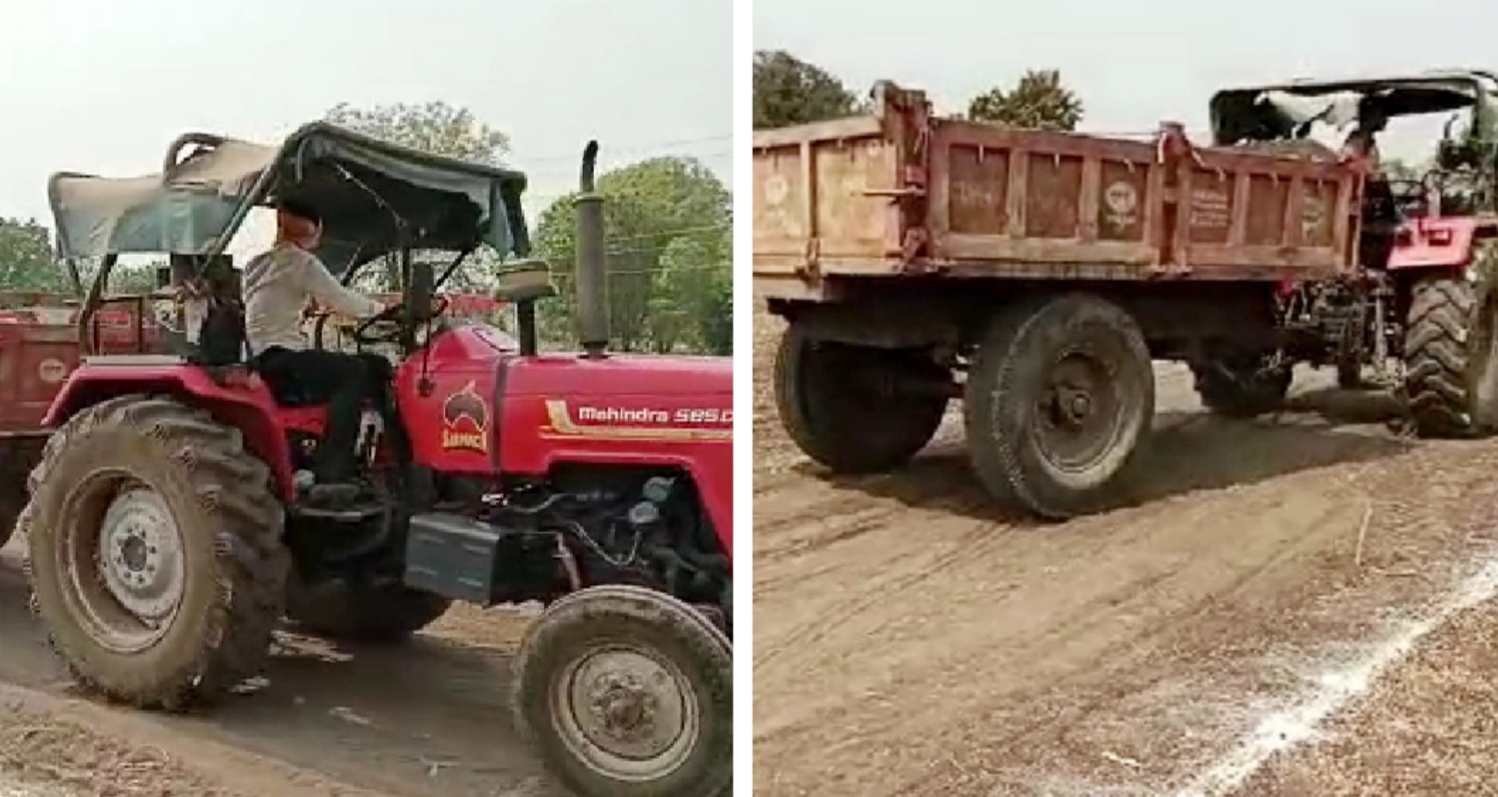 Organization Of Reverse Tractor Driving Competition In Hingoli A Large Number Of Tractor Drivers Participated In The Competition Nrdm