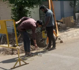 मनपा आयुक्तांच्या आदेशाला केराची टाेपली ;सिडकाेत सर्रास रस्त्याचे खाेदकाम