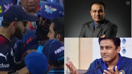 ‘तुम्ही कसले आयकॉन आहात? बंदी घातली पाहिजे’; कोहली-गंभीर वादावर वीरेंद्र सेहवागची तीव्र शब्दांत टीका, तर अनिल कुंबळेकडून याचा तीव्र निषेध