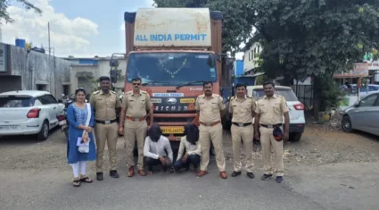 खेडशिवापुर टोल नाक्यावर ७० लाखाचा गुटखा जप्त ; राजगड पोलिसांची कारवाई
