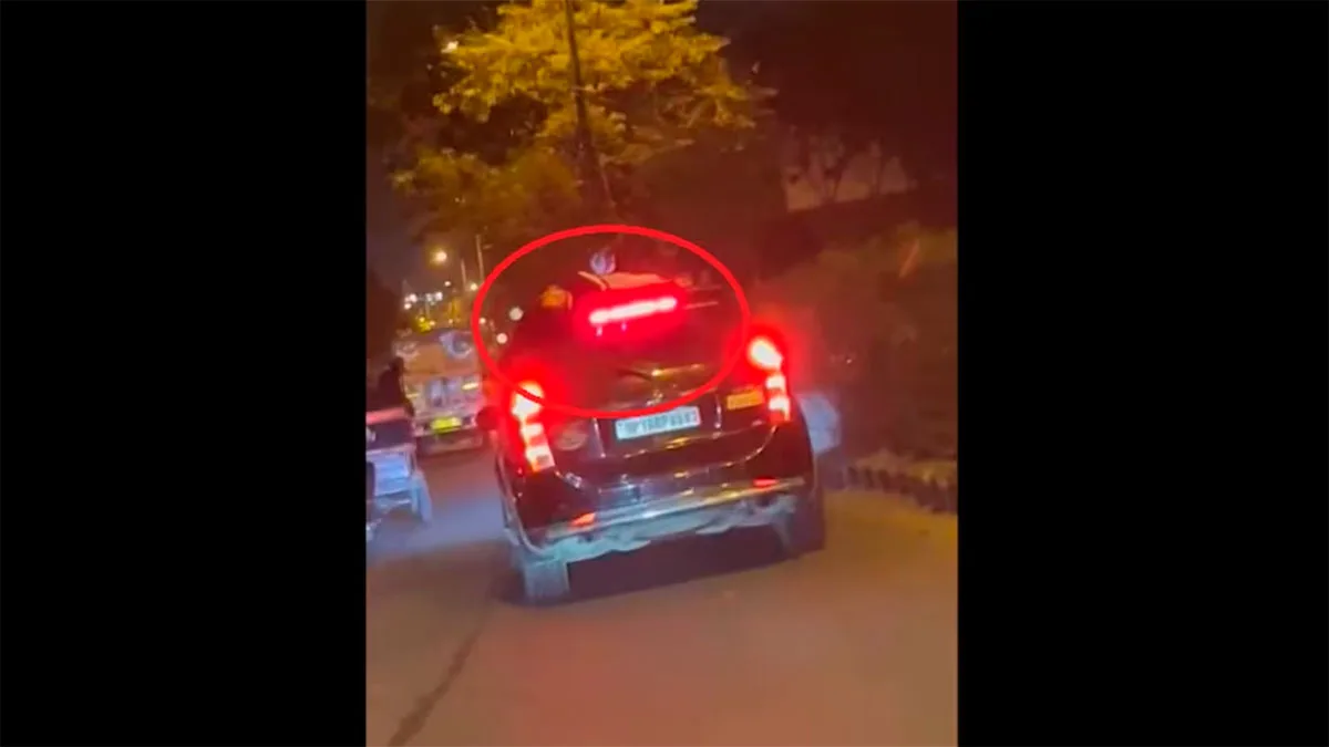 रेड लाइटवर आदळला म्हणून किती मोठी शिक्षा, गाडीच्या छतावर नेऊन 3 KM पळवली गाडी आणि जाग्यावरच… दिल्लीत हिट अँड रनची धक्कादायक घटना