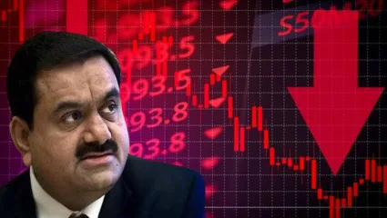 अदानींच्या शेअर्सवर स्टॉक एक्स्चेंजची नजर, शेअर्समध्ये 50 टक्क्यांपेक्षा जास्त पडझड