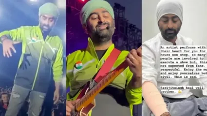 छत्रपती संभाजीनगरमधे लाइव्ह शोमध्ये अरिजित सिंग फॅनने ओढला हात! गाणं थांबवत दिली समज, व्हिडिओ व्हायरल