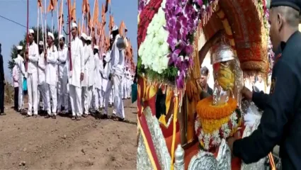 संत गजानन महाराजांच्या पालखीचं पंढरपूरकडे प्रस्थान, वारकऱ्यांना करावा लागणार खडतर मार्गावरून प्रवास