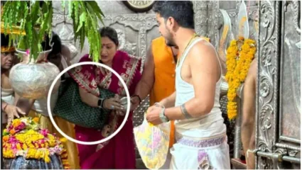 महाकाल मंदिरात दर्शनासाठी गेली गोविंदाची बायको, केली ‘ही’ मोठी चूक, नेटकऱ्यांचा संताप