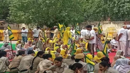 कुस्तीपंटुच्या समर्थनार्थ दिल्लीला जाणार्‍या शेतकर्‍यांना टिकरी सीमेवर अडवलं; नाक्यावर प्रचंड घोषणाबाजी, आक्रोश पाहता पोलिसांनी दिली परवानगी