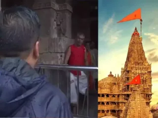 बाहेर चक्रीवादळ ‘बिपरजॉय’ गुजरातच्या किनारपट्टीवर धडकले  अन  द्वारकाधीश मंदिरात असे काही घडले की… ; जाणून घ्या