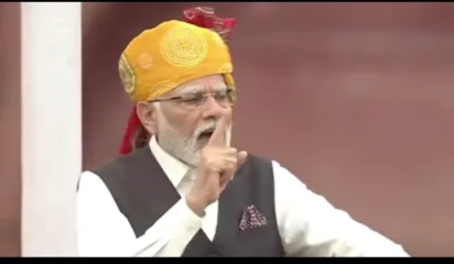 संपूर्ण भारत देश मणिपूरसोबत; पंतप्रधान मोदींचे लाल किल्ल्यावरून भाषण