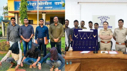 घरफोडी करणाऱ्या आंतरराज्य टोळींचा पर्दाफाश; तीन आरोपींना मध्यप्रदेश मधून अटक, ९ लाख ३५ हजार किमतीचा मुद्देमाल जप्त