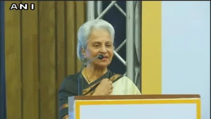 ज्येष्ठ अभिनेत्री वहिदा रहमान यांना दादासाहेब फाळके जीवनगौरव पुरस्कार जाहीर