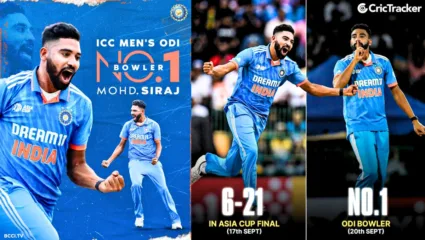 आयसीसी रॅंकींगमध्ये मोहम्मद सिराज नंबर वन; अनेक गोलंदाजाना मागे टाकत सिराज ठरला अव्वल