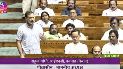 संसदेत आकडेवारी सादर करीत भाजपला सवाल; बीजेपीकडून ओबीसी समाजाचा अपमान, महिला आरक्षणावरून राहुल गांधींचा हल्लाबोल