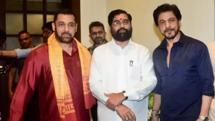 मुख्यमंत्र्याच्या निवासस्थानी बॅालिवूड सेलेब्रिटिंची मंदियाळी! शाहरुख खान,सलमान खान, पंकज त्रिपाठीसह अनेक कलाकार बाप्पा चरणी लीन