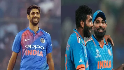 नेहराने तेव्हा फलंदाजांना पॅव्हेलियन मध्ये पाठवले, यावेळी शमी-बुमराहनं थेट फलंदाजांचे दांडे उडवले