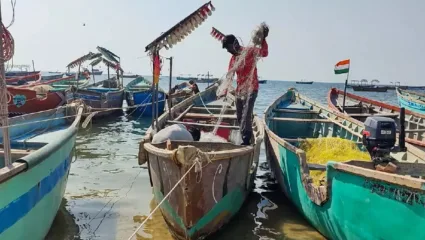 अरबी समुद्रात मासेमारी करण्यास मनाई, अरबी समुद्रातील नौका आगरदांडा-दिघी बंदरात दाखल