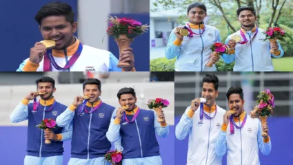 महाराष्ट्राच्या ओजसचा बाण सुवर्ण पदकावर, तिरंदाजीमध्ये रचला भारताने इतिहास