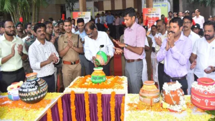‘मेरी माटी मेरा देश’ अभियानअंतर्गत अमृत कलश यात्रा संपन्न, शूरवीरांच्या स्मरण प्रीत्यर्थ ‘अमृत वाटीके’ची निर्मिती केली जाणार