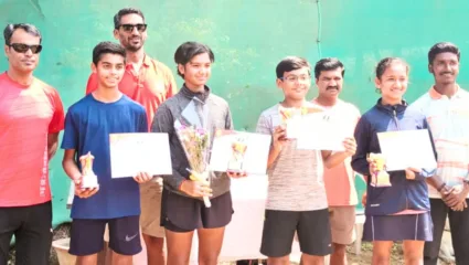 ईएमएमटीसी- एमएसएलटीए 14 वर्षाखालील राष्ट्रीय टेनिस अजिंक्यपद स्पर्धेत महाराष्ट्राच्या पार्थसारथी मुंढेचा सनसनाटी विजयासह अंतिम फेरीत प्रवेश