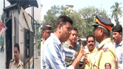 राज ठाकरेंच्या ‘त्या’ वक्तव्यानंतर मनसे कार्यकर्ते आक्रमक, मुलुंड टोल नाका पेटवला