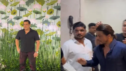 टायगर 3 च्या बंपर ओपनिंग दरम्यान सलमान खान आणि शाहरुख खान यांनी एकत्र साजरी केली दिवाळी