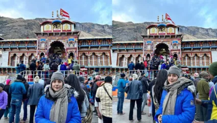 शहनाज गिल देवाच्या भक्तीत तल्लीन, दिवाळीला बद्रीनाथ धाम येथे नतमस्तक