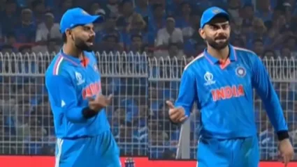 शाहरुखच्या आणि पत्नीच्या गाण्यावर वाढदिवसाच्या दिवशी विराट कोहली मैदानावर थिरकला