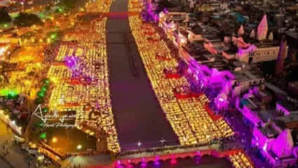 अयोध्येतल्या दीपोत्सवाची गिनीज बुक ऑफ वर्ल्ड रेकॉर्डमध्ये नोंद, मोडला स्वतःचाच विक्रम!