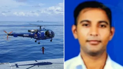 नौदलाचे चेतक हेलिकॉप्टर कोचीमध्ये कोसळलं, एका क्रू मेंबरचा मृत्यू!