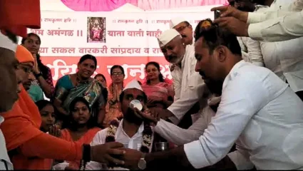 आळंदीतील भगवान महाराज कोकरे यांचे उपोषण अखेर बाराव्या दिवशी स्थगित