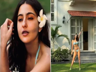 सारा अली खाननं बिकनीमधील फोटो केले शेयर, यूजर्सने केलं ट्रोल; म्हणाले- पापा बघतील तर…