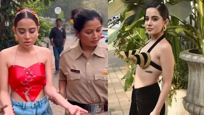 बोल्ड कपडे घातल्याबद्दल उर्फी जावेदला अटक? सोशल मीडियावर व्हिडिओ व्हायरल!