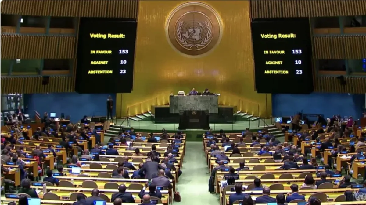 इस्रायल-हमासचा युद्धबंदीचा ठराव UN मध्ये मंजूर, जाणून घ्या भारताने कोणच्या बाजूने मतदान केलं!