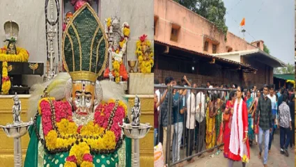 सलग सुट्ट्यांमुळे अक्कलकोट गजबजले; देश विदेशातील भाविकांची गर्दी