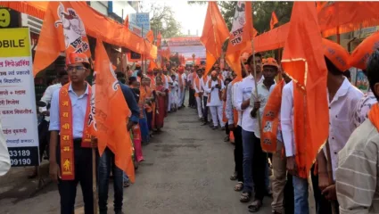 म्हसवड शहरात विविध ठिकाणी रामलल्ला प्रतिष्ठापणेचा धार्मिक सोहळा उत्साहात 