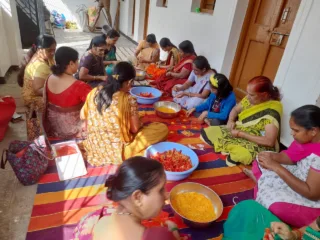 रामलल्लाच्या प्राणप्रतीष्ठापणेची म्हसवड शहरात जय्यत तयारी 