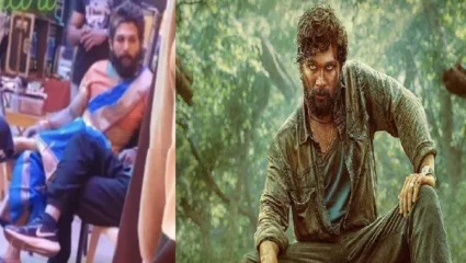 ‘पुष्पा 2’च्या सेटवरून अल्लू अर्जुनचा लूक झाला लीक
