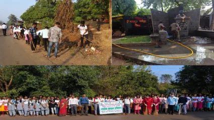 कणकवलीत बृहन्‍मुंबई महानगरपालिकेच्‍या आणि नगरपंचायतमार्फत संपूर्ण स्वच्छता अभियान