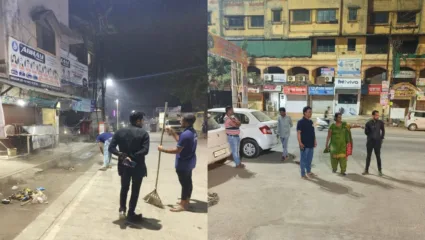केडीएमसी उपआयुक्त अतुल पाटील यांनी केली रात्रीच्या सत्रात कचरा संकलन व्यवस्थेची पाहणी
