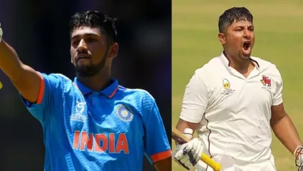 बडे मियाँ नंतर आता छोटे मियाँने केला चमत्कार, सरफराजच्या भावाने झळकावले विश्वचषकात दुसरे शतक