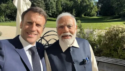 २६ जानेवारीपूर्वी पंतप्रधान मोदींनी फ्रान्सच्या राष्ट्राध्यक्षांची स्वतंत्रपणे घेतली भेट, या मुद्द्यांवर झाली चर्चा 