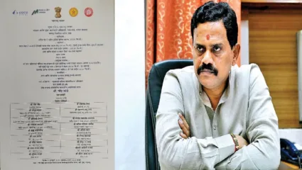 निमंत्रण पत्रिकेतून स्थानिक खासदार राजन विचारेंचे नाव वगळले