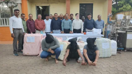 मलंग गड परिसरात गुटख्याचा कारखाना, गुटखा विक्रीचे कनेक्शन सुरतमध्ये? पोलिसांचा तपास सुरु