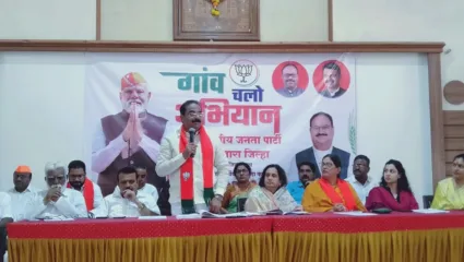 भाजप कार्यकर्ते प्रत्येक गावात, प्रत्येक बूथवर जाणार : जिल्हाध्यक्ष धैर्यशील कदम