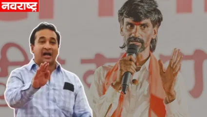 ‘मनोज जरांगेंच्या स्क्रिप्टला तुतारीचा वास’; नितेश राणे यांचा गंभीर आरोप