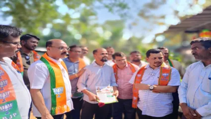 भाजपचे सिंधुदुर्गात गाव चलो अभियान, जिल्हाध्यक्ष प्रभाकर सावंत आणि रणजित देसाई यांची माहिती
