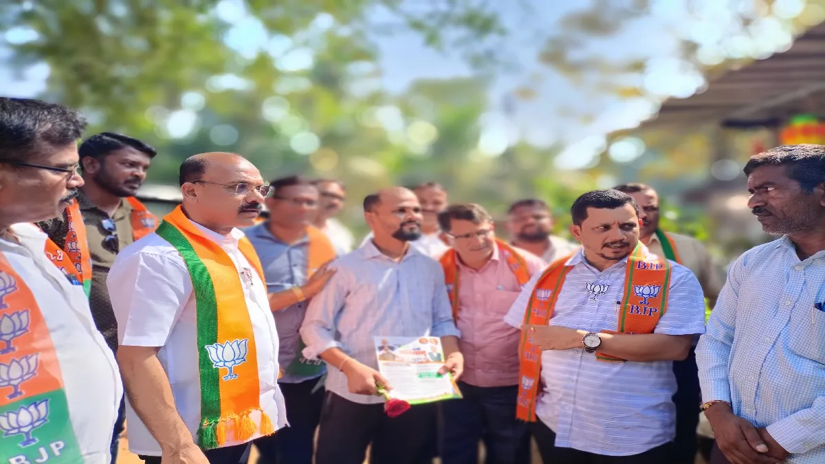 भाजपचे सिंधुदुर्गात गाव चलो अभियान, जिल्हाध्यक्ष प्रभाकर सावंत आणि रणजित देसाई यांची माहिती