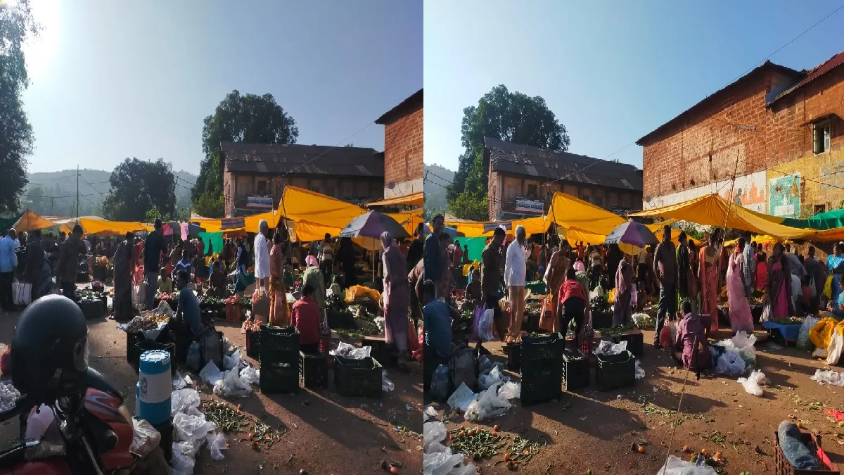 स्थानिक बाजारापेक्षा आठवडा बाजार महागडा, आठवडा बाजारामुळे स्वच्छतेचाही उडतो बोजवारा