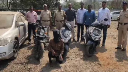 अल्पवयीन मुलांच्या मदतीने महागड्या गाड्या चोरणारा सराईत चोरटा गजाआड
