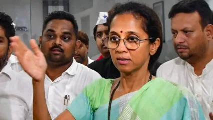 आता आम्ही भष्ट्राचार मुक्त झालो; सुप्रिया सुळेंचा भाजपला टोला