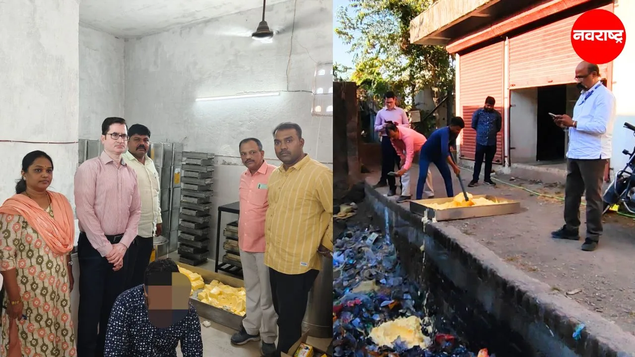 बनावट बटर बनवण्याच्या कारखान्यावर कल्याण क्राईम ब्रांचचा छापा, नामांकित कंपनीच्या बॉक्समध्ये विकले जात होते बनावट बटर